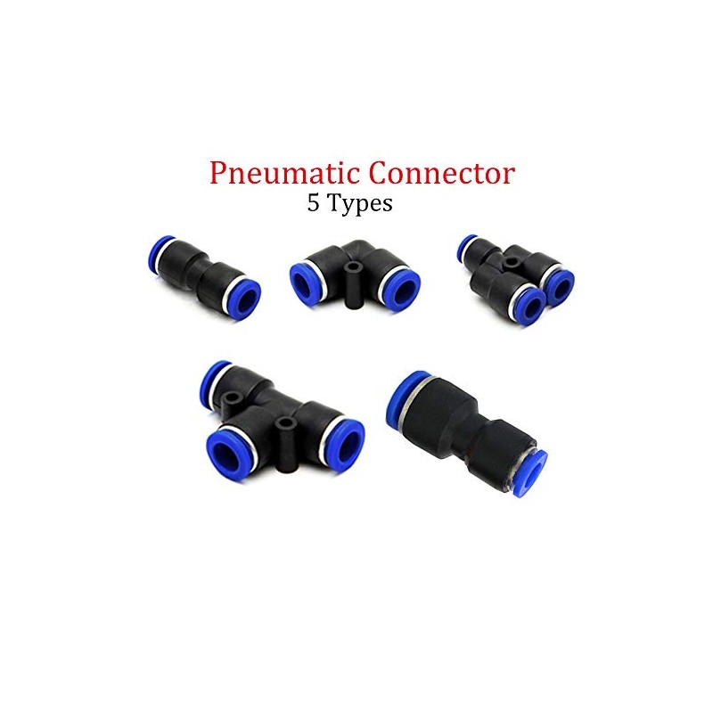 TOOLSTAR Air Hose Fitting 10mm Straight Pneumatic Fittings Push in