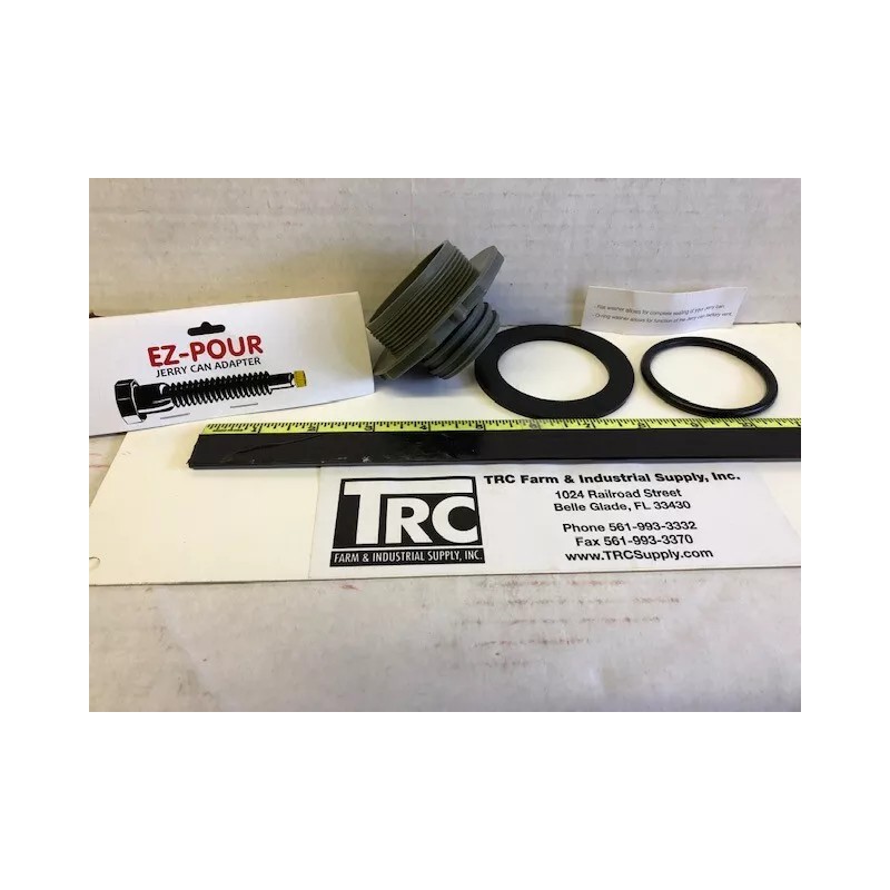 EZ POUR KIT JERRY CAN ADAPTER AND BLACK SPOUT KIT
