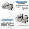 Rolling Duffle Bag with Wheels,110L/140L Expandable Soft-Sided Foldable Duffle Bag