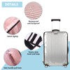 IEMIEBSHA Suitcase Cover Protectors, Waterproof PVC Luggage Cover, Dustproof Transparent