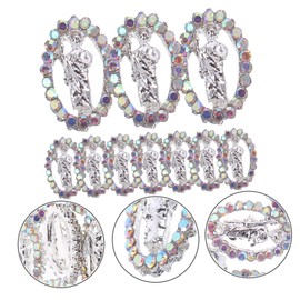 WOONEKY 12 pcs Jesus Nail Charms for Nail Art for DIY Manicure for Easter Parties and Special Occasions