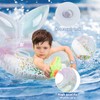 Ainvliya Swim Pool Inflatable Ring for Kids, Mermaid Swimming Pool