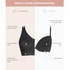 FeelinGirl Zip Front Closure Bras for Women No Underwire Compression
