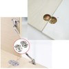 2Pcs 90 Degree Page Turning axis Adjustable Cabinet Door Hidden
