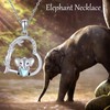 ONEFINITY Elephant Necklace for Women 925 Sterling Silver Elephant Pendant