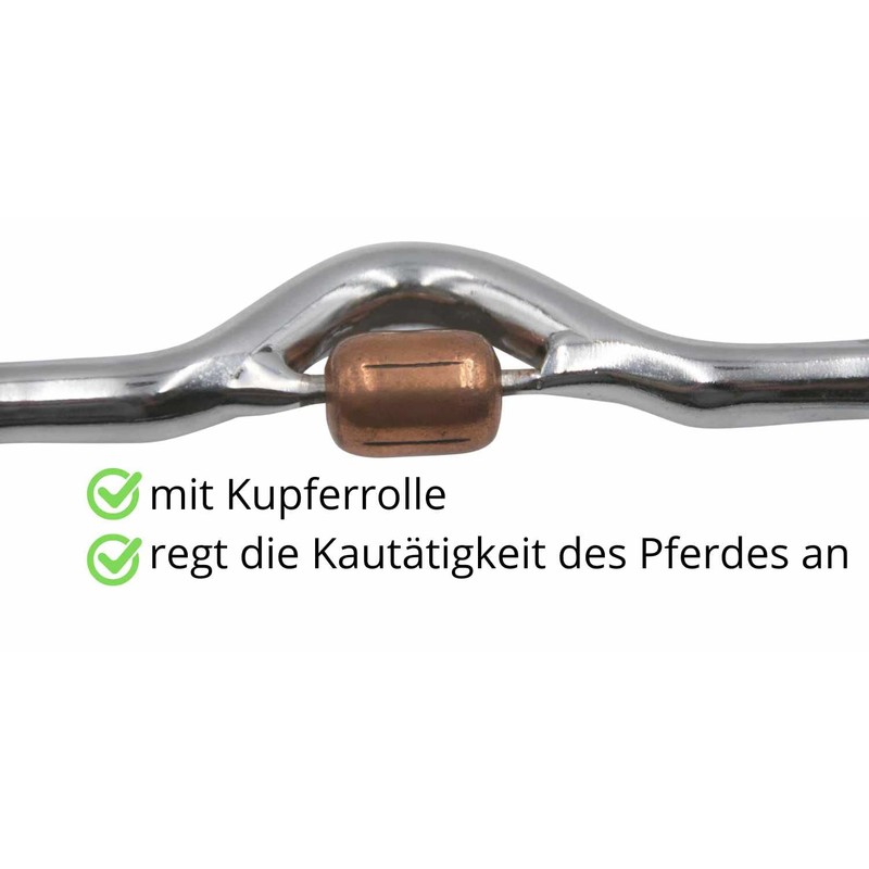 Amesbichler Reitsport Western Quarter Horse Bit 12.5cm