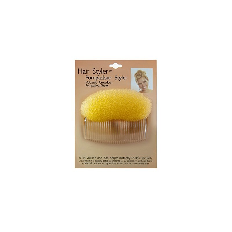 Pompadour Comb Hair Styler Blonde Set of 2