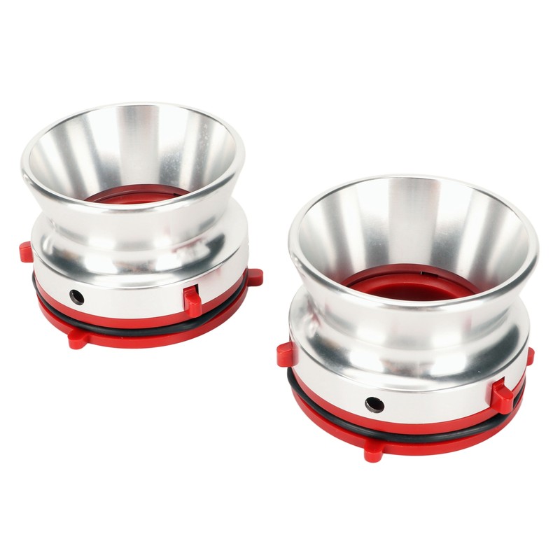 1 Pair NAB Hub Adapters Professional Polished Aluminum Reel to