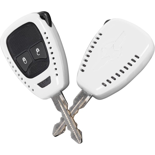 Jimen Key Fob Cover Case Protector Fit for Jeep Wrangler