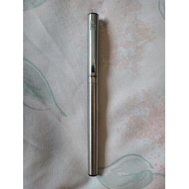 PENTEL 0.3MM SILVER ANODIZE ALUMINUM ROLLER REFILLABLE  PEN MADE IN JAPAN NEW