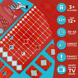 Ginger Fox House Of Games Board Game Special Edition | Answer Trivia Puzzles | Great Family Fun | Just Like The TV Show | Top Game For Parties & Get Togethers | Quiz Questions With A Twist | Age 12+