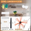 Bluesea 39 Feet Chimney Sweep Kit, Ergonomic Chimney Cleaning System