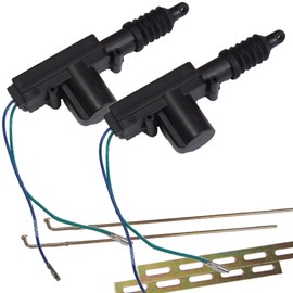 ROOOCYY Central Lock Actuator 12V Universal Car Keyless Security 2-Wire Set of 2