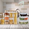 Glass Food Storage Containers Set, Large Size Glass Containers with