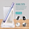 LADSTAG Pen Holder Desk Organiser with Inductive Charging Station (Marble)