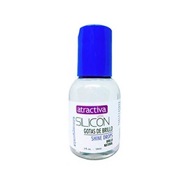 Atractiva Vita Silicon Gotas de Brillo Protector y Abrillantador (Hair Linseed Shine Drops) 2.0 oz. fl.