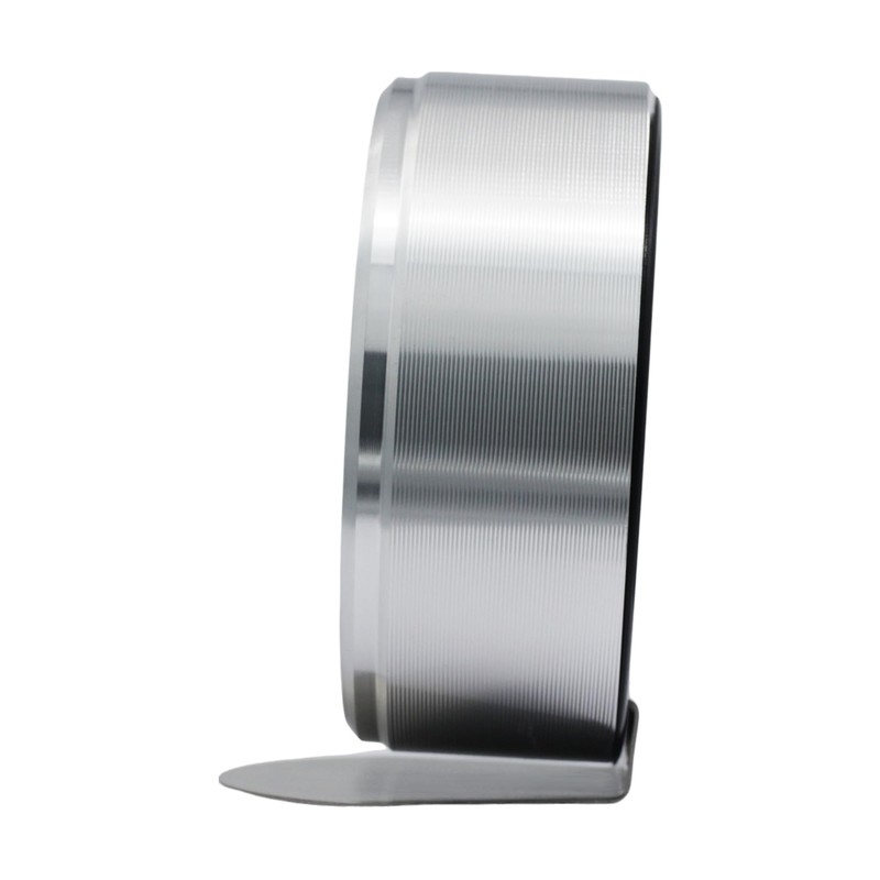 Seiko Aero Non Ticking Bedroom Alarm Clock, 4 Inch Silver