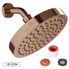 Rainfall Shower Head - 6" High Pressure Shower Heads -
