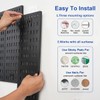 Pegboard Wall Organizer - Modular System for Gaming Setup, Office