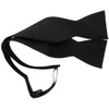 TigerTie Self-tie black in polka dots, bow tie 100% pure