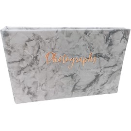 Marble Design Photo Album - Holds 36 Photos - Size: 6"x4"