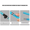 Hiking Pole Aluminium Alloy Telescopic Collapsible Multifunctional Outdoor Walking Stick