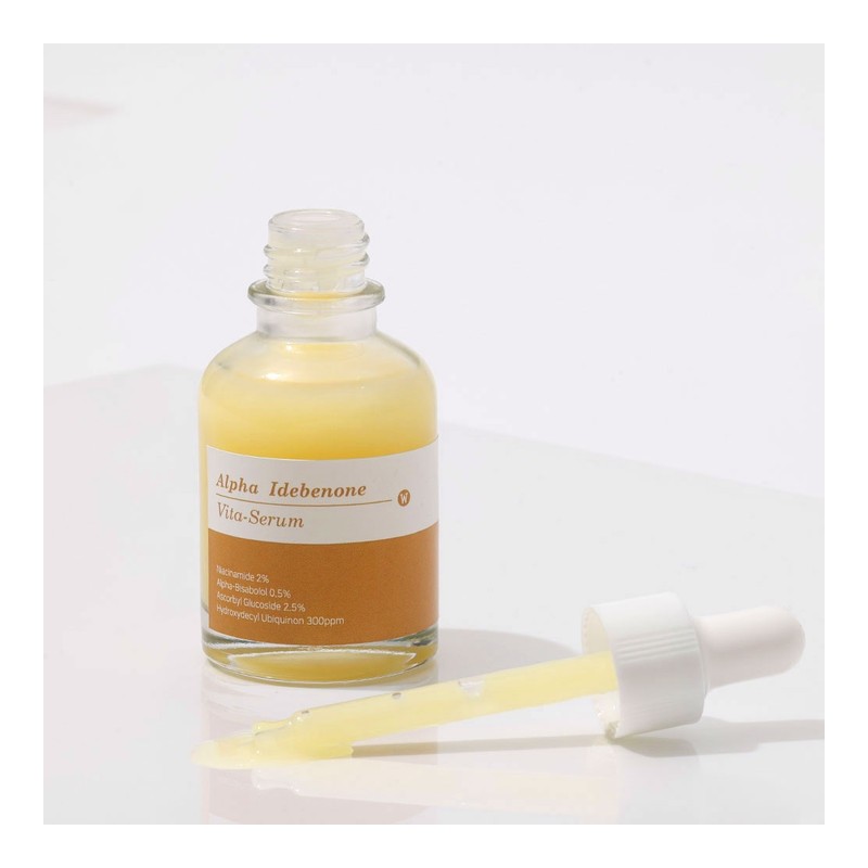 Whitening + GlowAlpha Idebenone Vitamin Ampoule 30ml / 화이트닝+광채알파 이데베논