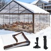 6.6 x 10FT Waterproof Chicken Coop Cover for Winter, Durable