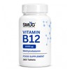 Vitamin B12 Methylcobalamin 1000mcg - 365 Vegan Tablets - SMUG