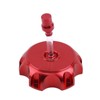Fuel Cap, 48.5 mm Red Petrol Tank Cap, CNC Fuel