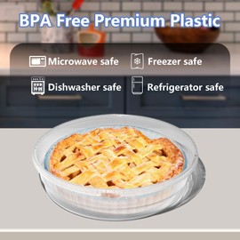 Arineng 2 pack pie carrier with lid and handle,of insulated bag,pie carriers for transport,Holds 3 pies/Pizza,Thanksgiving Day (Grey, 2 pie carriers + insulated bag)