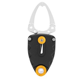 Fish Gripper, Fish Grip, Lip Grip Fishing, Fish Gripper Lip Gripper Fish Lip Grip Gripper Grabber, Fishing Gripper Pliers, Mini Metal Fish Grip Gripper Clamp Fishing Grabber Tool Accessories (Black)