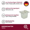 HOOZ GN Container 1/9 Stainless Steel, 150 mm Height, Food