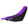 Enjoy Mfg 1994-1998 Kawasaki KX125/250 gripper seat cover BLACK/PURPLE/BLACK rib