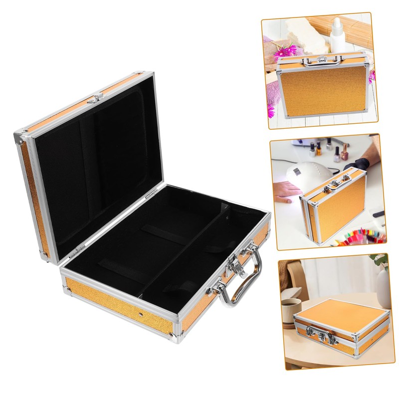 Operitacx Ear Kit Container Handheld Manicure Tools Storage Box Stylish