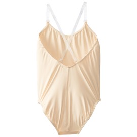 Capezio Camisole Leotard w/ Clear Transition Straps - Girls - Size Child Intermediate, Nude