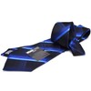 Michikorondon M-SET-F11 Nishijin Textile Necktie, Made in Japan, blue