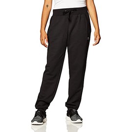 Champion womens Powerblend Joggers, C Logo Sweatpants, Black, XX-Large US