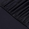 VISION Fitted Sheet 150 x 200 cm Black 100% Cotton