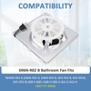 EAGLEGGO C350BN Replacement Motor/Wheel for Bathroom Fan Motor (696N A