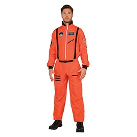 Pizazz! Men's Shuttle Commander Astronaut Moon Walk Suit Costume 2XL 48-50 Orange