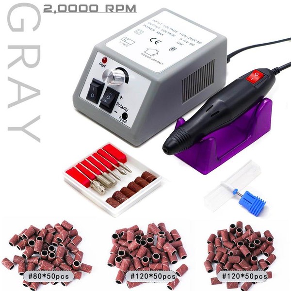 20000RPM Nail Set Drill Machine Electric Manicure Milling Cutter Kit