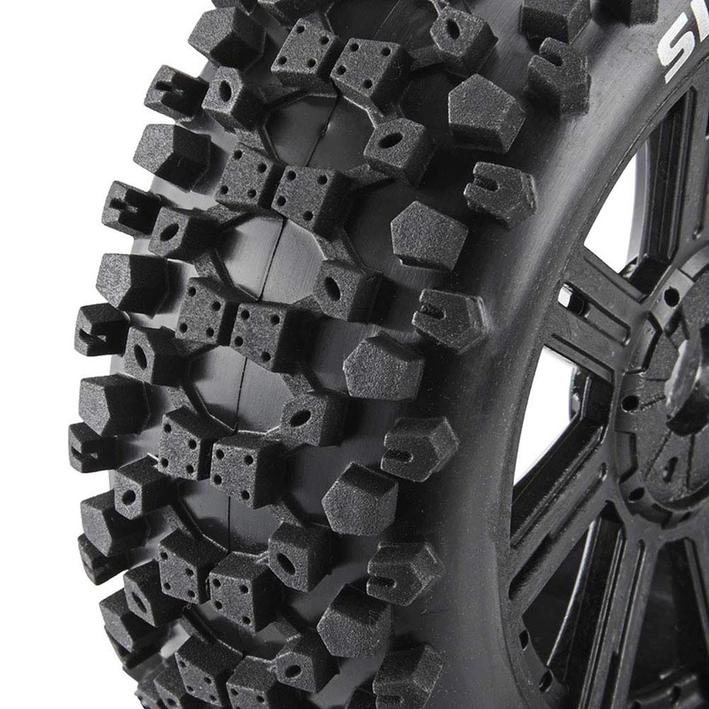 Six-Pack C2 Mounted Buggy Spoke Tires, Black (2)