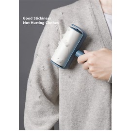 Lint Roller Three Colours with 6 Refills (Blue)