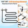 Aupoko Heating Element 9907090033, 800W 220-230Volt Grill Heating Tube Replacement