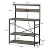 SUPERJARE Bakers Rack with Power Outlets, Microwave Stand, 39.4 X