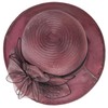 Kentucky Organza Derby Fascinator Sun Hats for Lady Women Party
