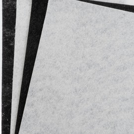 John Bead GoodFelt Beading Foundation 1.5mm 5x8in 4pcs Black and White