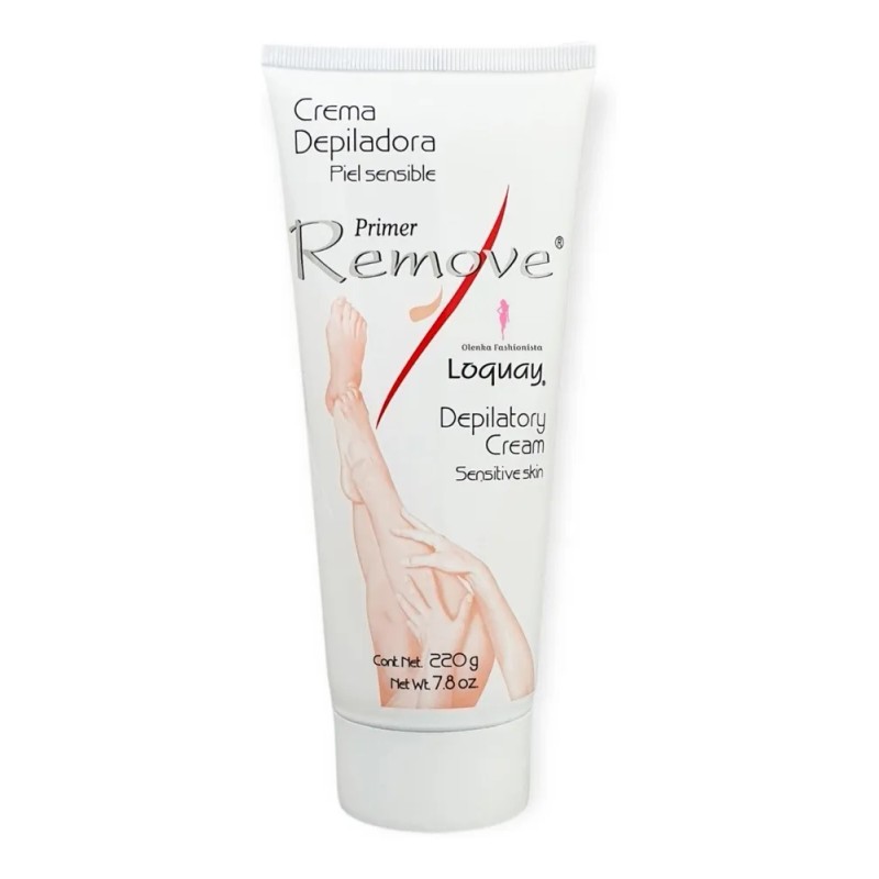 Crema Depiladora Loquay Piel Sensible Rostro Pierna Bikini