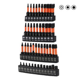 46 PCS Screwdriver Bit Sets, 26 Pcs Torx Bit Set T7-T40, 20 Pcs Allen Wrench Screwdriver Drill Set Metric & SAE, 1" & 2" Length & Hex Shank